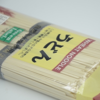 No Smell 300g Asian Dry Udon Soba Noodles 3mm Wide White Color