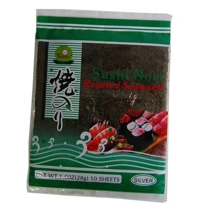 quality  Dark Green 10 Sheets Yaki Nori Seaweed sushi nori sheets 19*21CM factory