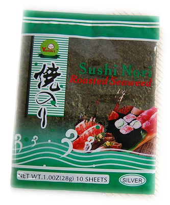 28g Kosher Yaki Nori Seaweed 10 Sheets With Original Wrapper