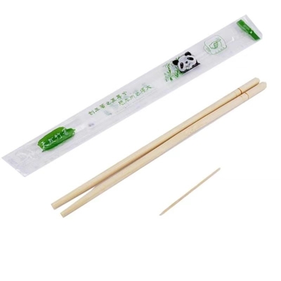 21cm Disposable Round Wooden Chopsticks Environmentally Friendly