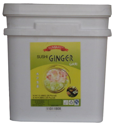 OEM Red Sliced Pickled Sushi Ginger 9.08kg