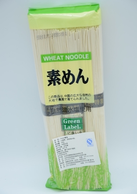 No Smell 300g Asian Dry Udon Soba Noodles 3mm Wide White Color