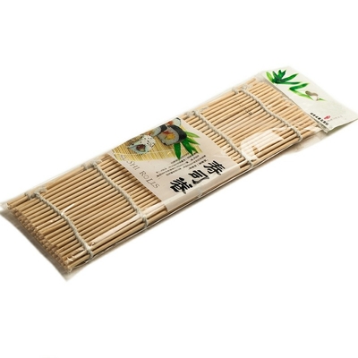 Japanese Style 24cm 27cm Bamboo Sushi Mat White Natural Color