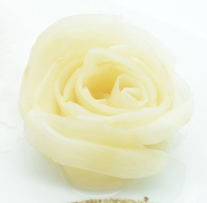 Pink White 1.2mm Pickled Sushi Ginger Slic Strip In Bag 1.5kg