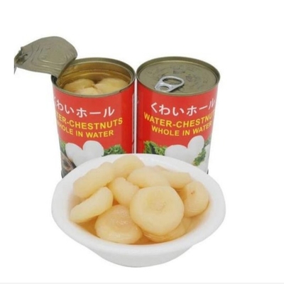 Sweet 425g 567g Canned Fruits Vegetables Water Chestnut In Syrup