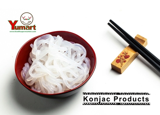 Tasteless Japanese Shirataki Konjac Noodle For Spaghetti Fettuccine Shape