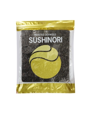 50 Sheets Yaki Sushi Nori Seaweed Imported Ready Eat Roasted For Kimbap