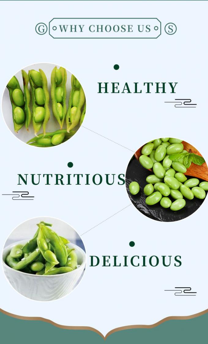 OEM Frozen Edamame Beans Healthy Food Without Residue Damaged